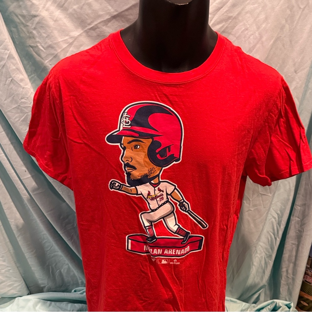 Fanatics Red Baseball Graphic Tee